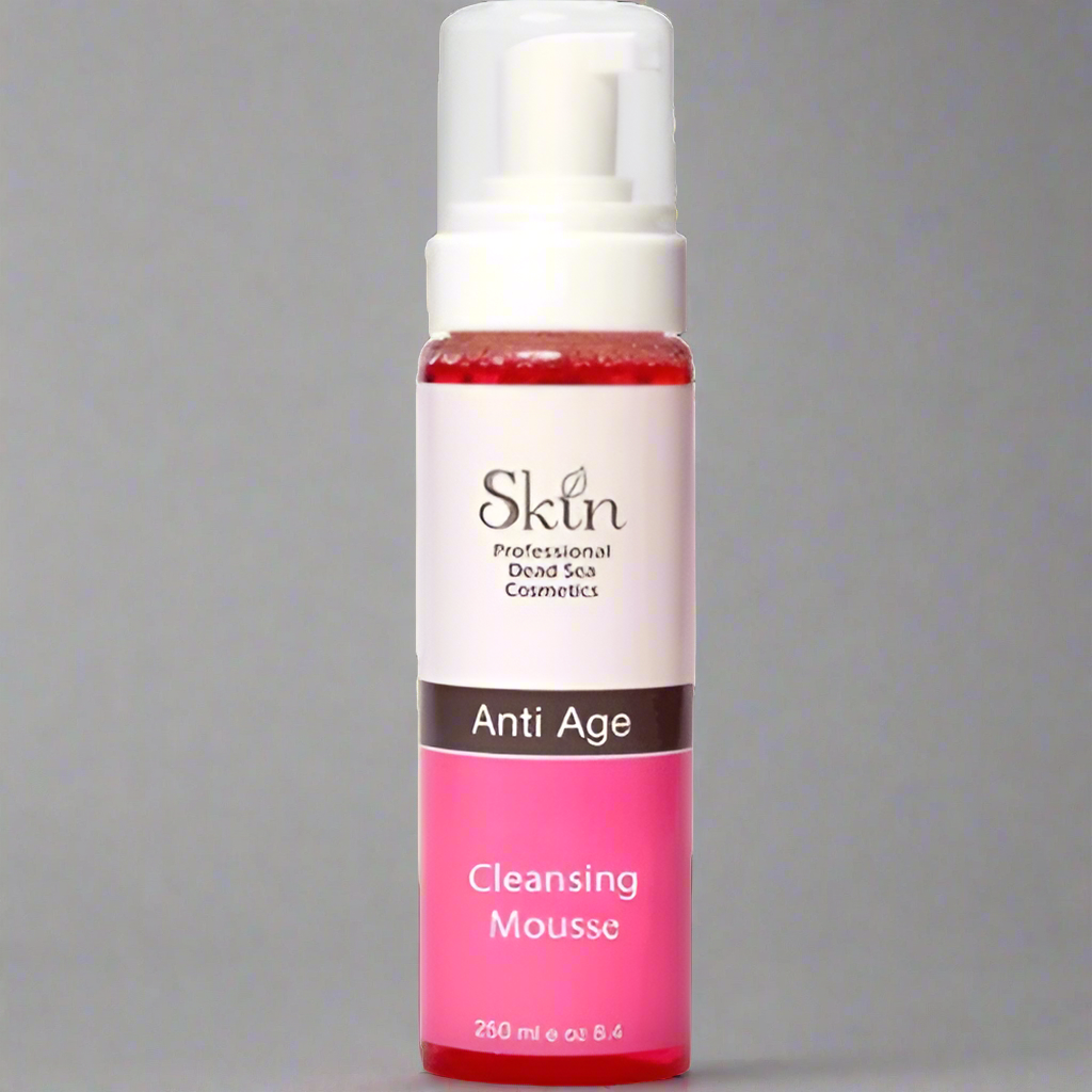 Skin cosmetics cleansing mousse anti age